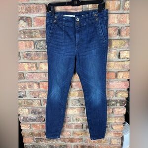 Pilcro Anthropologie high rise skinny jeans 28